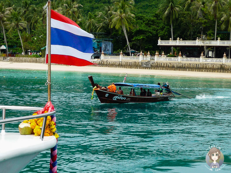 Unsere Ankunft auf Koh Phi Phi, Thailand
