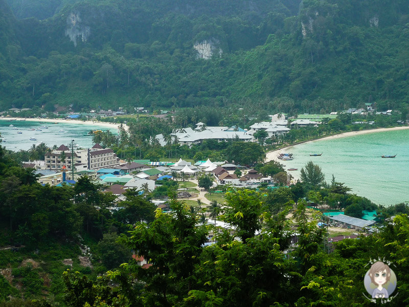 Aussicht auf Koh Phi Phi Island, Thailand