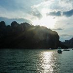 Sonnenuntergang in Krabi, Thailand