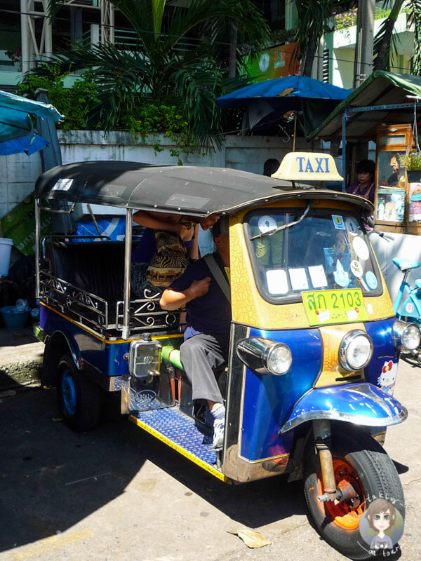 Ein Tuktuk in Bangkok, Thailand