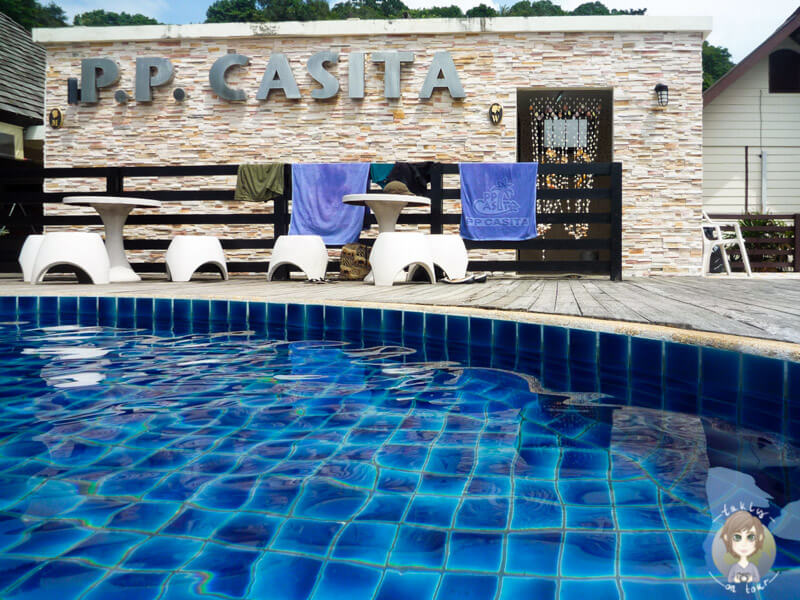 Der Pool der Hotelanlage PP Casita Koh Phi Phi Island, Thailand