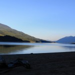 Stellplatz auf dem McDonnald Creek Campground, BC, Kanada