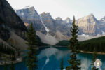Der Moraine Lake im Banff National Park, Alberta, Kanada
