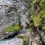 Wanderung im Johnston Canyon, Kanada