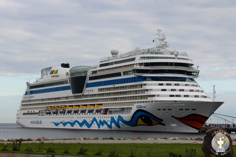 Die AIDA mar im Hafen von Tallinn. Teil von unserem Reisebericht AIDA Ostsee