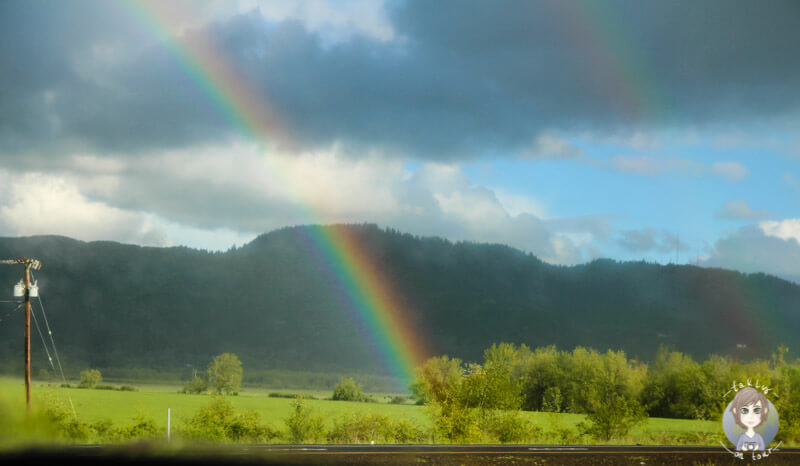 Regenbogen unterwegs in den USA