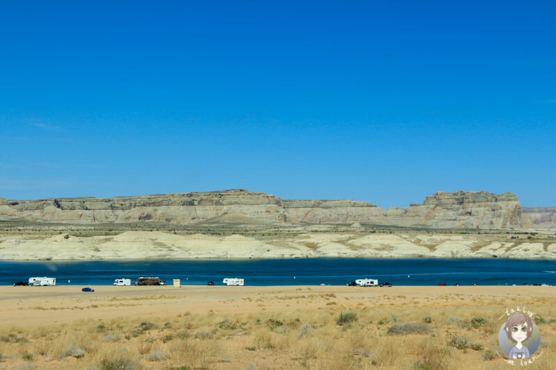 Lone Rock Campground am Lake Powell