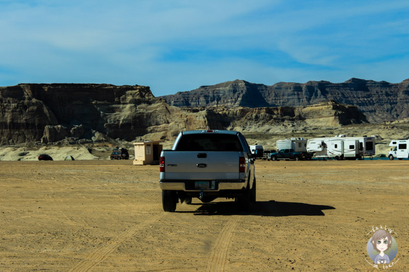 Lone Rock Campground am Lake Powell