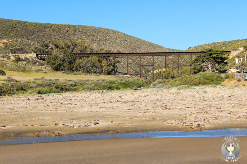 Eisenbahnbrücke am Jalama Beach