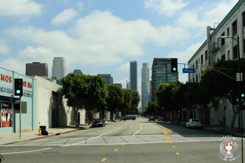 Parkplatzsuche in Los Angeles