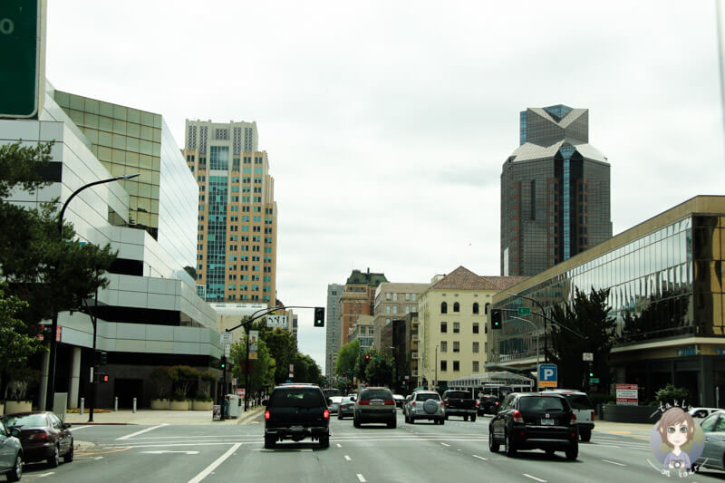 Fahrt durch Sacramento
