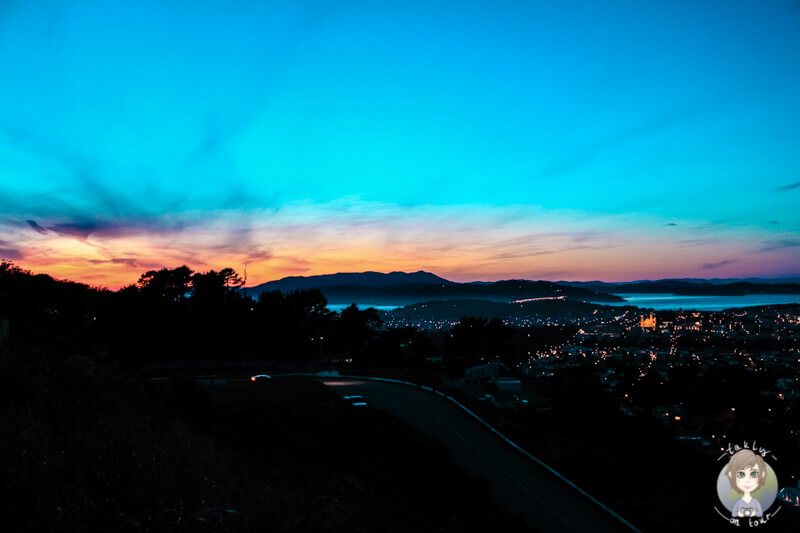 Sonnenuntergang über San Francisco