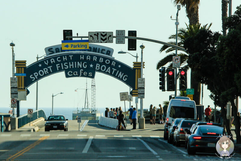 Eingang vom Santa Monica Pier