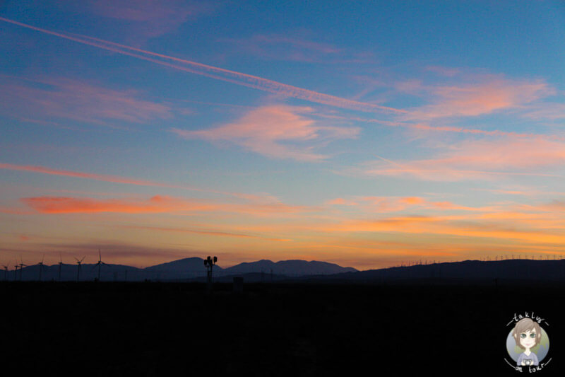 Sonnenuntergang in der Wüste