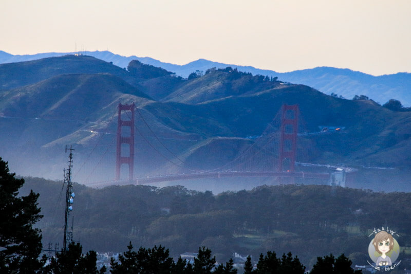 Golden Gate Bridge in der Ferne