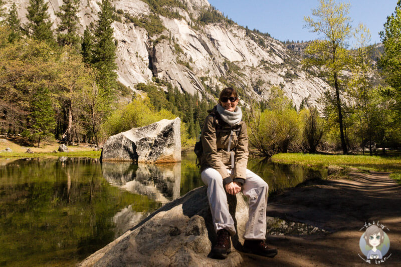 Am Mirror Lake im Yosemite Nationalpark
