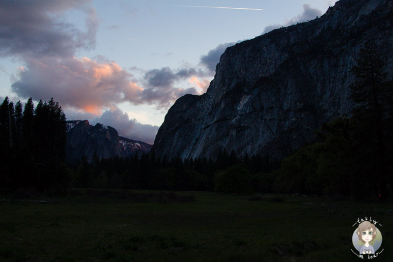 Yosemite Valley im Sonnenuntergang