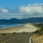 Fahrt an der Küste entlang in Oregon