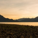 Sonnenuntergang im Porteau Cove Provincial Park