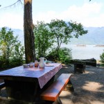 Frühstück im Porteau Cove Provincial Park, Kanada