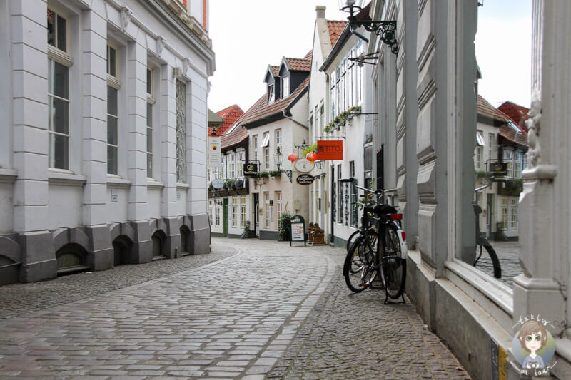 Wunderschöne Seitengassen im Zentrum von Oldenburg