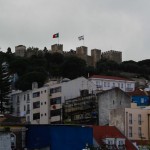 Ausblick auf eine Burg von Martim Moniz