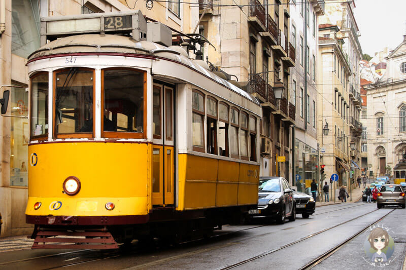Straßenbahn 28 in Lissabon
