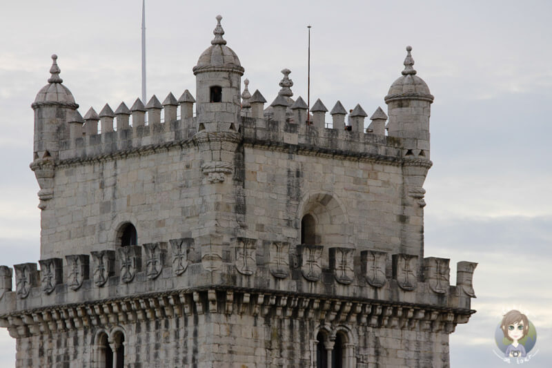 Die Turmspitze des Torre de Belém, Lisbon