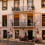 Wunderschöne Häuser in Alfama, Lissabon