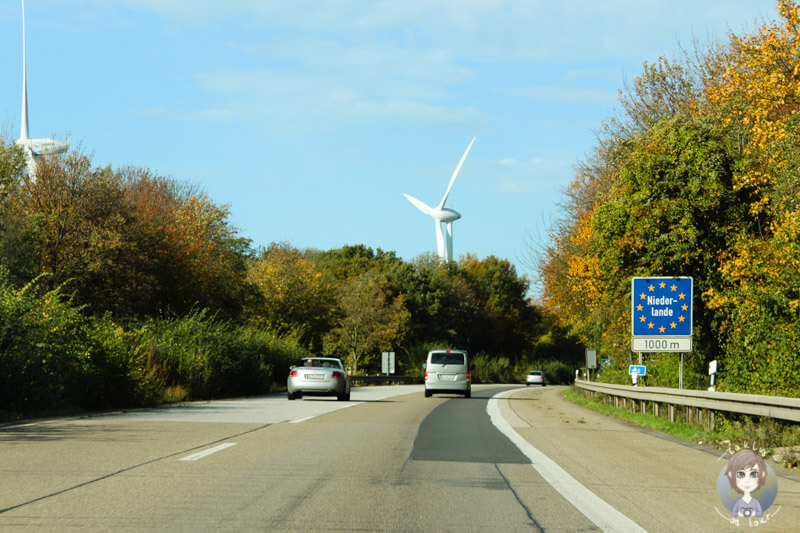 Die Autobahn in den Niederlanden