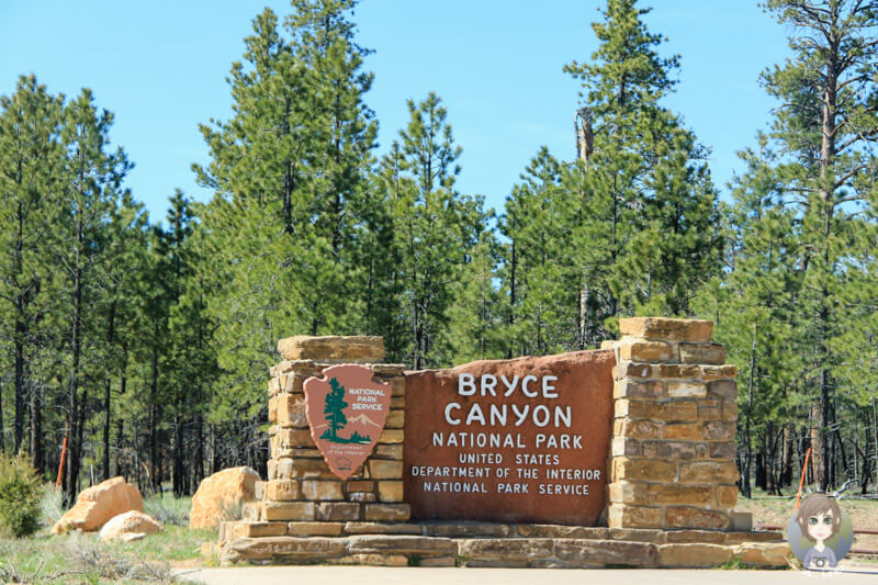 Eingang Bryce Canyon Nationalpark