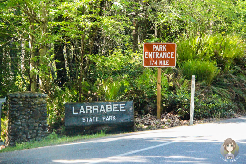 Eingang des Larrabee State Park