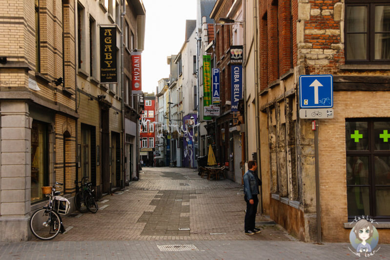 Schöne Gassen in Antwerpen