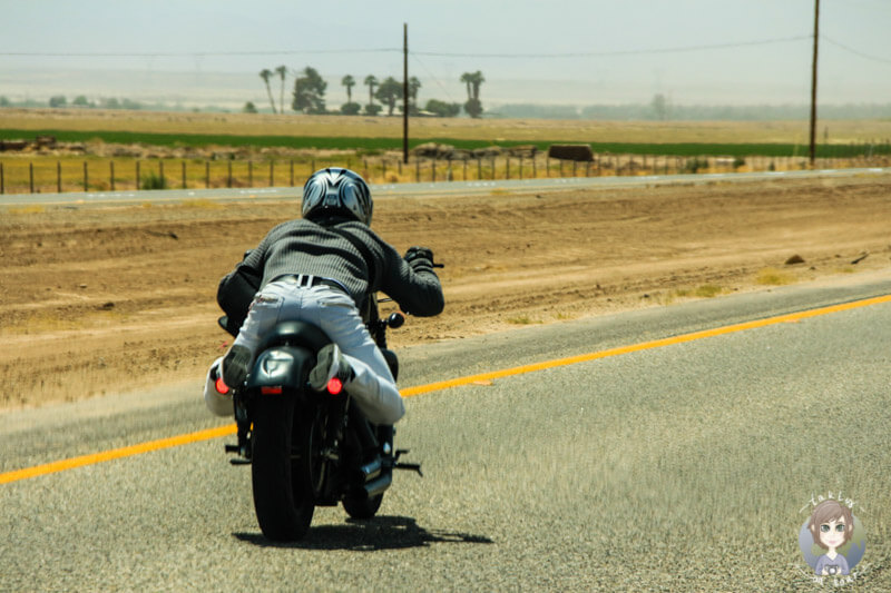 Motorrad in El Centro