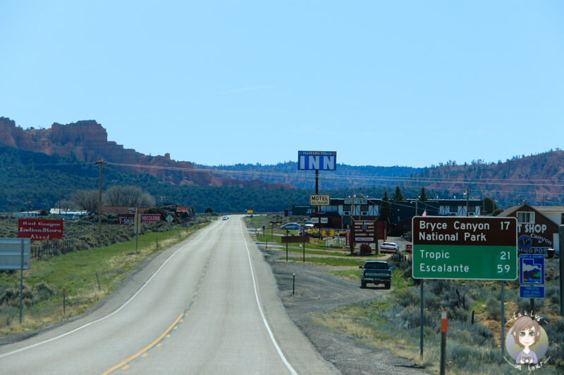 Fahrt zum Bryce National Park