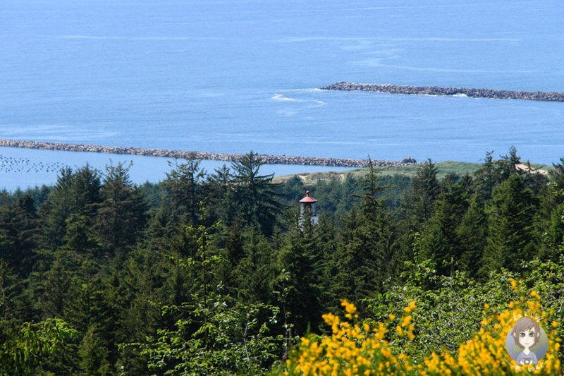 Spitze des Leuchtturms in oregon