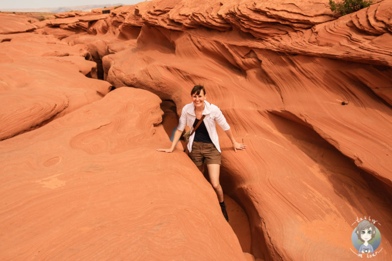 Ende des Antelope Canyons