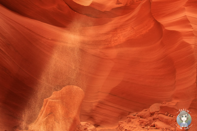 Spots im Lower Antelope Canyon