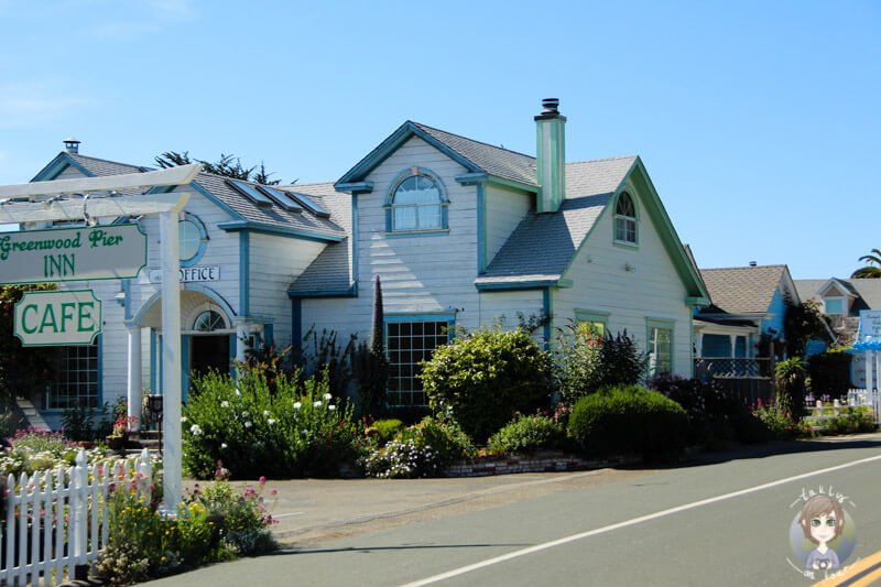 Café Richtung Mendocino