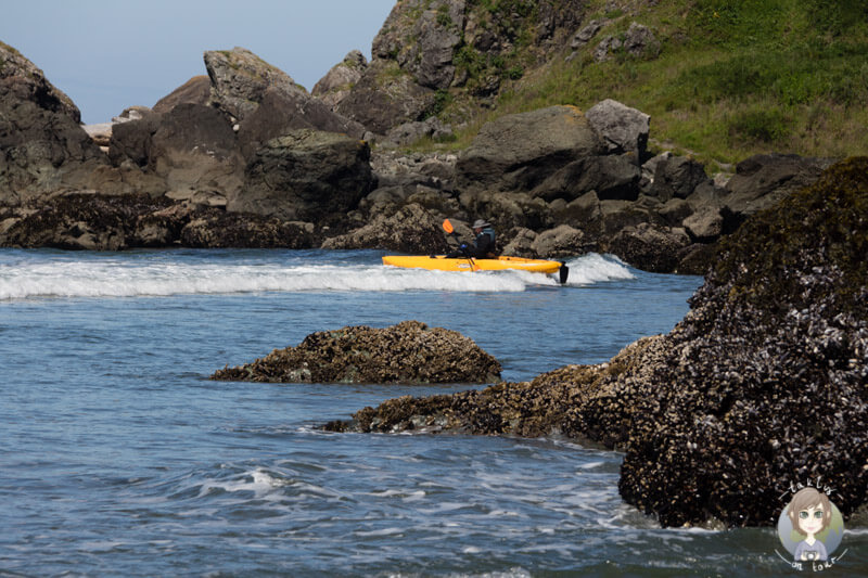 Kayak Fahrer in Oregon 