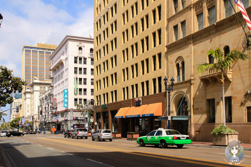 Häuserzeile in San Diego