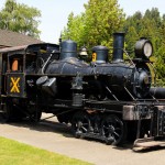 eine alte Eisenbahn in Scotia
