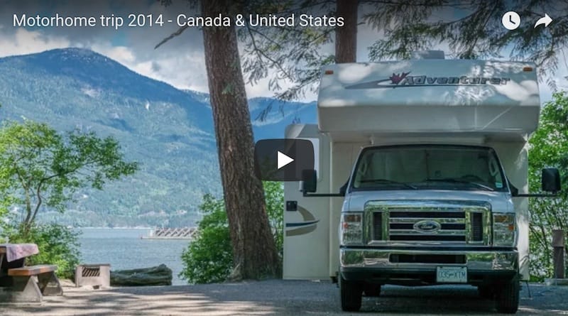 Youtube Video Motorhome - Trip Westcoast Usa