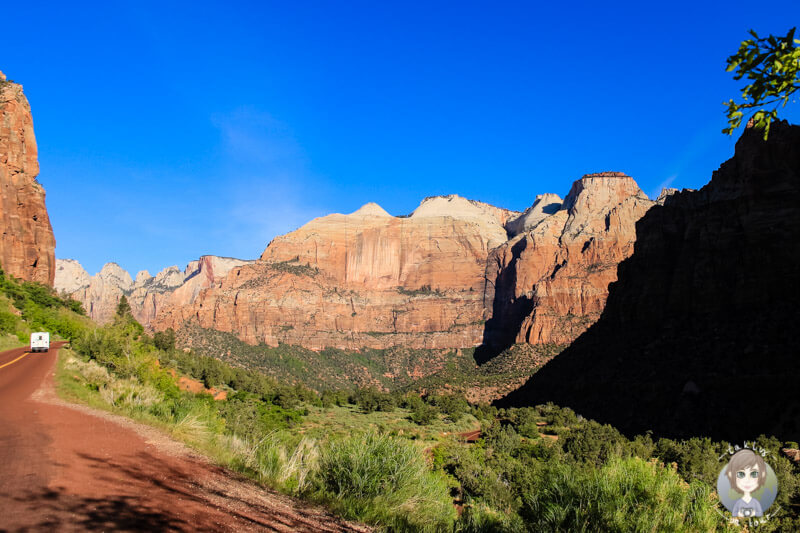 Fahrt im Zion Nationalpark