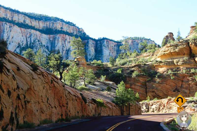 Fahrt durch den Zion, Utah