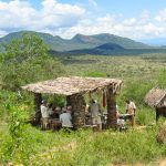 Ein toller Picknickplatz mit Aussicht auf unserer Kenia Safari