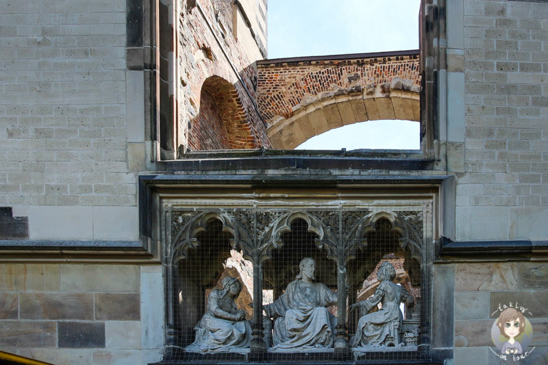 Alt St. Alban, die Kirchenruine auf einer Stadtrundfahrt in Koeln