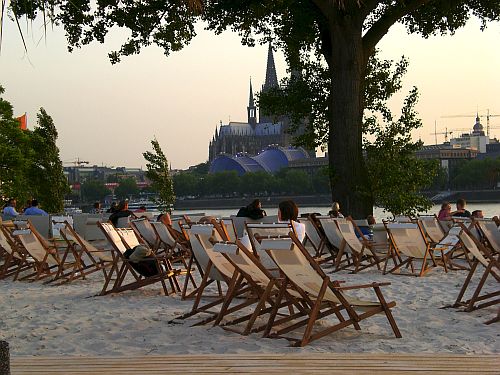 Beachclub in Köln Foto: ©Sabine Niemer