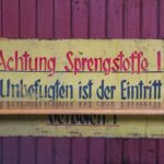 Achtung Sprengstoff in der Zeche Zollverein Essen