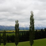 schöner Viewpunkt nahe Fairlie, Canterbury